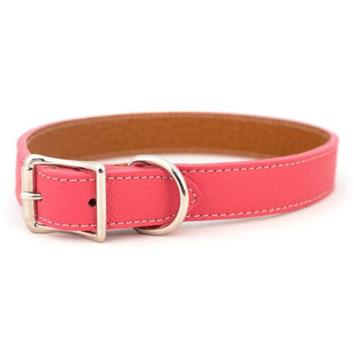 Auburn Leathercrafters Tuscan Dog Collar Pink